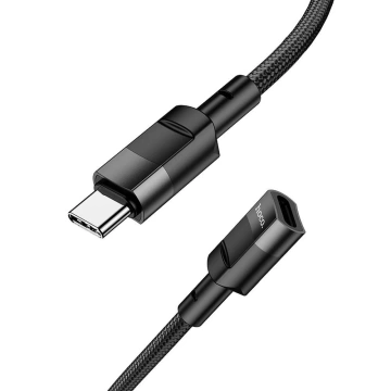 HOCO OTG-Adapter Typ C (männlich) auf Typ C (weiblich) 3A U107 1,2M Schwarz