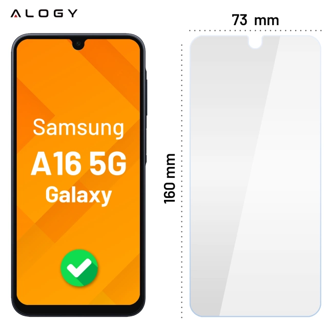Szkło hartowane do Samsung Galaxy A16 4G/5G 2025 ochronne szkiełko na ekran 9H Alogy Heavy Pro+™️