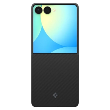 Etui Galaxy Z Flip 7 Spigen AirSkin Aramid Black Smukłe