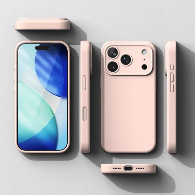Etui do iPhone 17 Pro Ringke Silicone Magnetic MagSafe Różowe