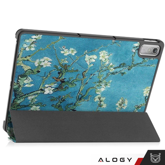 Etui do Lenovo Tab P11 2gen 11.5 TB350FU TB350XU Alogy Book Cover Case obudowa ochronne Kwitnący Migdałowiec
