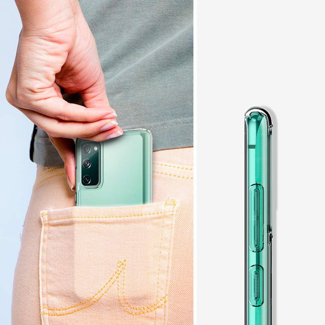 Etui Spigen Ultra Hybrid do Samsung Galaxy S20 FE Crystal Clear + Szkło Alogy Full