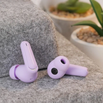 HOCO TWS EQ23 Kabellose Bluetooth-Kopfhörer mit Ladehülle, Lila