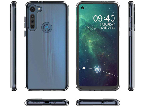 Alogy Silikonhülle Gehäuse für Motorola Moto G8 Power transparent