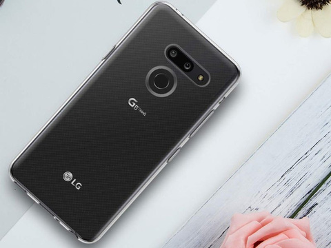 Alogy Silikonhülle Gehäusehülle für LG G8 ThinQ transparent