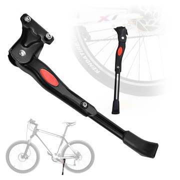 Fahrradständer Metallständer Seitenständer Fahrradständer Seitenständer Längenverstellbar für Hinterrahmen Schwarz