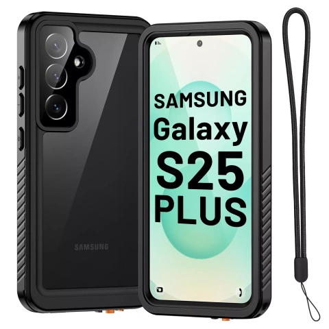 Etui Wodoodporne do Samsung Galaxy S25 Plus Alogy HydroArmor™ IP68 Case z przezroczystym tyłem Pancerna obudowa 360