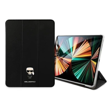 Karl Lagerfeld KLFC12OKMK iPad 12.9" Pro 2021 Buchcover czarny/black Saffiano Karl Iconic