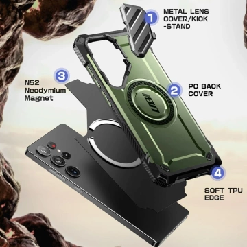 Hülle für Samsung Galaxy S25 Ultra Supcase UB XT Mag MagSafe Guldan