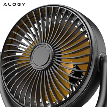 Schwarz Kleiner Ventilator Mini-Autoventilator für Cockpit-Armaturenbrett Zigarettenanzünder für Auto 12V Leise Alogy Auto
