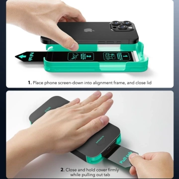 ESR Armorite Panzerglas für iPhone 16 Schwarz