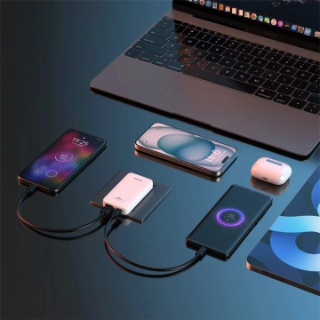 Dudao A65Q 65W GaN Wandladegerät USB-C/USB-A PD EU/US – Weiß