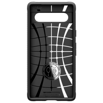 Spigen Rugged Armor Schutzhülle für Google Pixel 7a Mattschwarz