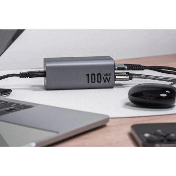 Forcell GaN III Desktop-Ladegerät 100 W 2 x USB-C 2 x USB-A PD QC SFC