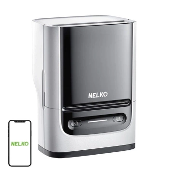Nelko PM220 Bluetooth USB-C Thermo-Etikettendrucker Weiß