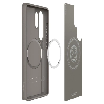 Samsung Galaxy S25 Ultra Aschgrau Spigen Parallax Mag MagSafe Hülle