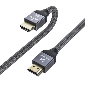Kabel HDMI 5m przewód Wozinsky do przesyłu 48 Gbps 8K 60Hz Czarny