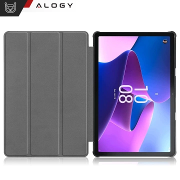 Etui na tablet Lenovo Tab M10 3gen 3 GEN 10.1 2022 TB328FU TB328XU obudowa Case Alogy Book Cover Szare