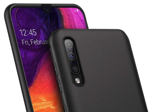Alogy Slim Silikonhülle für Samsung Galaxy A30S/A50/A50S Schwarz