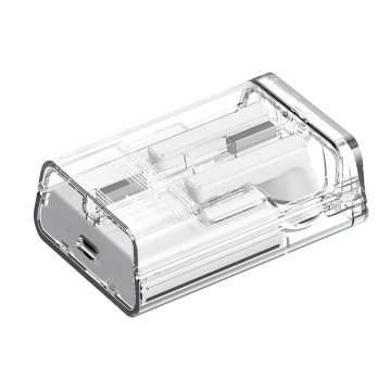 Joyroom JR-TC1 IceLens Serie Bluetooth 5.3 LED TWS Kopfhörer – Weiß