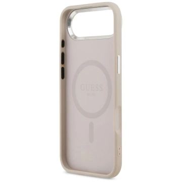 Etui Guess Triangle Logo MagSafe na iPhone 17 Air - Różowe