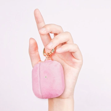 Kingxbar Plush Pods Case AirPods 3 Case Plush Cover Kopfhörer Cover Blue