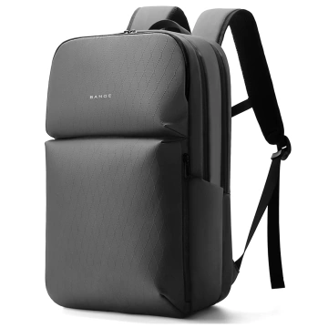 Bange wasserdichter Rucksack für 15,6-Zoll-Laptop, Stadtreisender, 45 x 30 x 16 cm, für Arbeit, Flugzeug, Herren, Damen, mit USB-Anschluss Schwarz