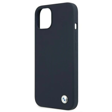 Etui na telefon BMW BMHCP13SSILNA do Apple iPhone 13 Mini 5,4" granatowy/navy hardcase Silicone Signature