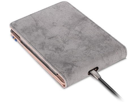 Alogy Slim Ledertasche für Kindle Paperwhite 4 2018/2019 Graue Folie