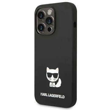 Etui Karl Lagerfeld KLHCP14XSLCTBK für iPhone 14 Pro Max 6,7" Hardcase Silikon Choupette Body czarny/black