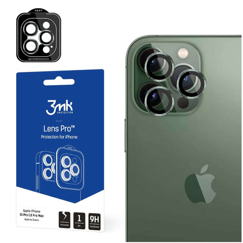 3mk Lens Protection Pro Handy-Objektivschutzglas für Apple iPhone 13 Pro / 13 Pro Max Alphine Green