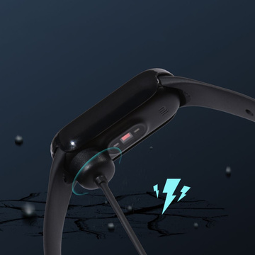 Defense360 Hülle mit Glas für Xiaomi Mi Band 3/4/5/6/6 NFC Schwarz