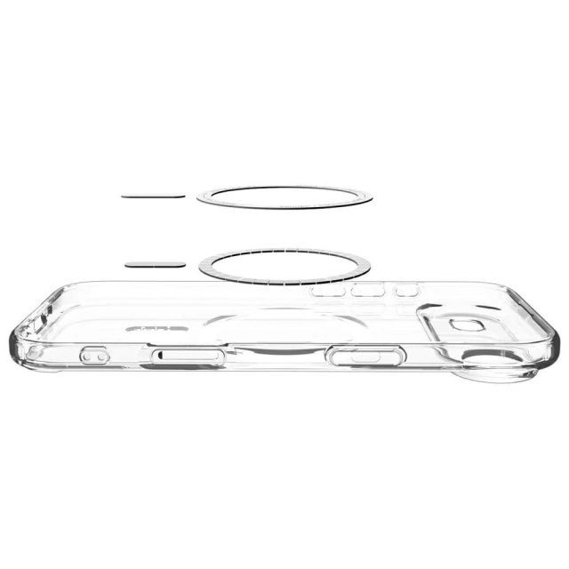 Etui Spigen Ultra Hybrid Mag MagSafe do iPhone 17 Air Clear Graphite