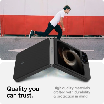 Etui Spigen AirSkin für Samsung Galaxy Z Flip 6 Aramid Black