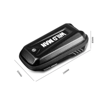 WILDMAN E5S Fahrradrahmenkoffer/Gepäckträger Fahrradhalter schwarz/schwarz