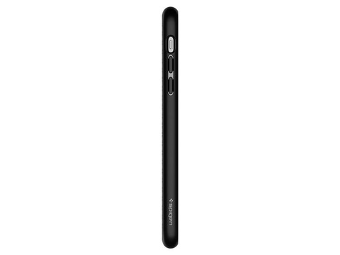 Spigen Liquid Air Hülle für Apple iPhone Xr Mattschwarz Alogy Glas