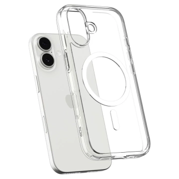Etui do iPhone 17 Spigen Ultra Hybrid Mag MagSafe Clear/White