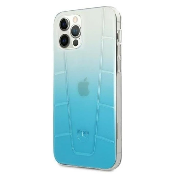 Etui ochronne Mercedes MEHCP12MCLGBL do Apple iPhone 12 / 12 Pro 6,1" niebieski/blue hardcase Transparent Line