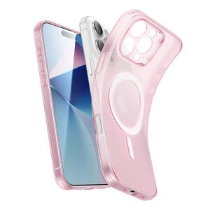 iPhone 16 Pro Max ESR MagSafe Clear Case HaloLock Rosa