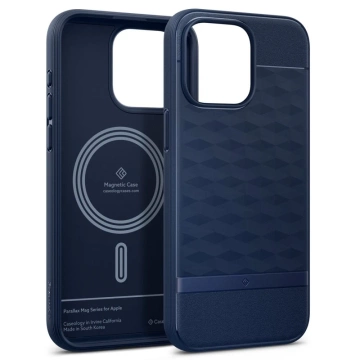 Etui Caseology Parallax Mag Magsafe für Apple iPhone 15 Pro Max Midnight Blue