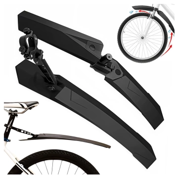 Plattform-Fahrradpedale für MTB-Fahrräder, Aluminium 9/16" Schwarzes Aluminium-Set [2 Stk.]