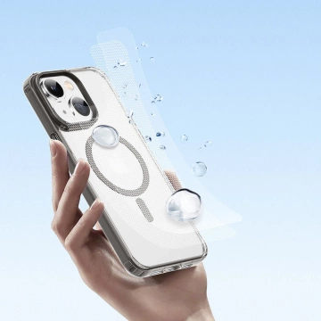 Dux Ducis Clin2 Hülle iPhone 14 Plus magnetische MagSafe Hülle grau