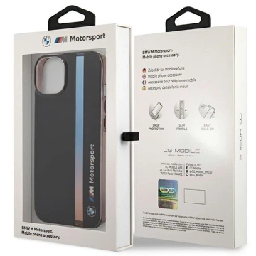 Etui BMW BMHCP14S22HVGV für iPhone 14 6.1" IML Tricolor Stripe