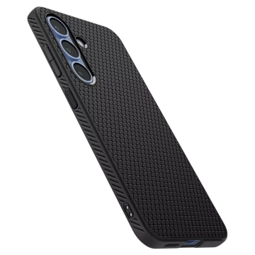 Samsung Galaxy S25 Hülle Schutzhülle Spigen Liquid Air Matt Schwarz