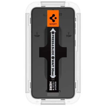 2x Panzerglas Schutzfolie Spigen Glas.Tr "EZ FIT" für Samsung Galaxy S23 Plus Klar