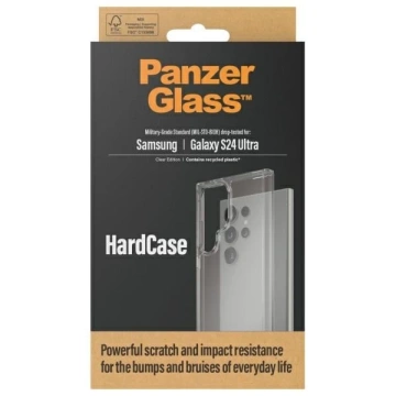 Etui für Samsung Galaxy S24 Ultra PanzerGlass HardCase D3O Militärqualität Klar