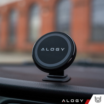 Magnetische Autotelefonhalterung, Fenster, Kühlergrill, Cockpit, Armaturenbrett, Auto, Telefon, Alogy Black Organizer