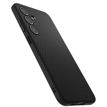 Schwarzes Liquid Air Case für Samsung Galaxy S24 FE Mattschwarz