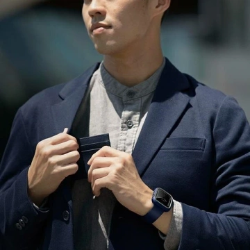 Etui ochronne UNIQ Moduo do Apple Watch Series 4/5/6/7/8/SE 44/45mm niebieski-szary/blue-grey