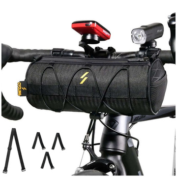 Alogy Fahrradtasche Radstange Fahrradtasche Wasserdichte Fahrradtasche 2,5 L Schwarz